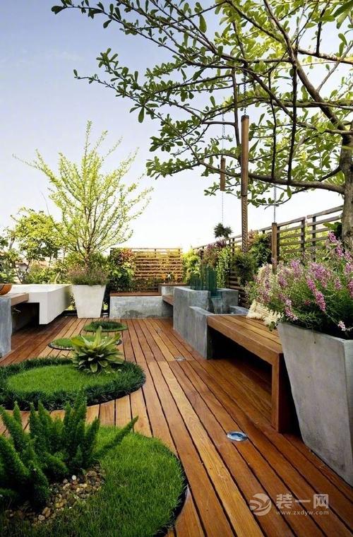 广州屋顶花园设计风格装修的相关图片