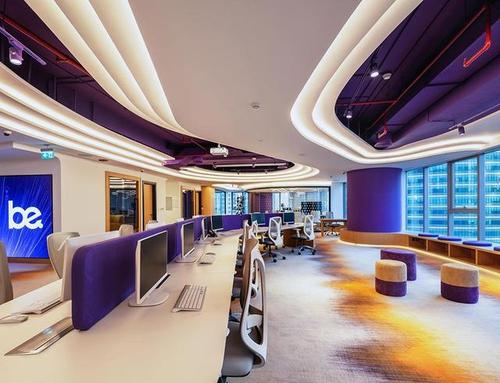 广州科技风办公室装修设计的相关图片